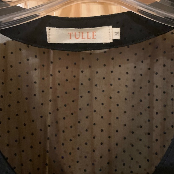 Black sheer blouse - Picture 3 of 3